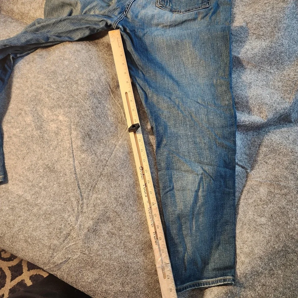 Vintage Y2K 7 For All Mankind Jeans Womens 27 High Waist Ankle Skinny Distressed